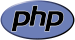 The PHP logo displaying the Handel Gothic font.